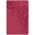 KJV Large Print Personal Size Reference Bible, Pink Leathertouch Indexed