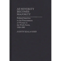As Minority Becomes Majority: Federal Reaction to the Phenomenon of Women in the Work Force, 1920-1963