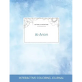 Adult Coloring Journal: Al-Anon (Butterfly Illustrations, Clear Skies)