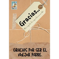 Gracias por ser el mejor padre: Mi regalo de agradecimiento: Libro de Regalo a todo color Preguntas Guiadas 6.61 x 9.61 pulgadas