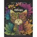 Artherapy, Mandala cat coloring book for adults: Animal mandala coloring book anti stress