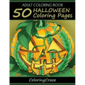 Adult Coloring Book: 50 Halloween Coloring Pages
