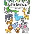 Safari Animals Coloring Book: A Coloring Book for Kids Featuring Cute and Fun Safari Animals