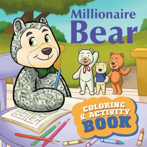 Millionaire Bear Coloring & Activity Book