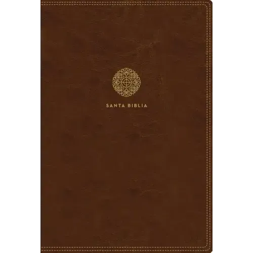 Rvr60, Santa Biblia, Letra Supergigante, Leathersoft, Café, Con Índice Y Cierre, Comfort Print