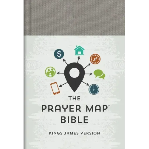 The KJV Prayer Map(r) Bible [Gray Weave]