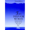 Too Deep for Words: Rediscovering Lectio Divina
