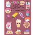 Kawaii Coloring Book: Cute kawaii coloring book to enjoy