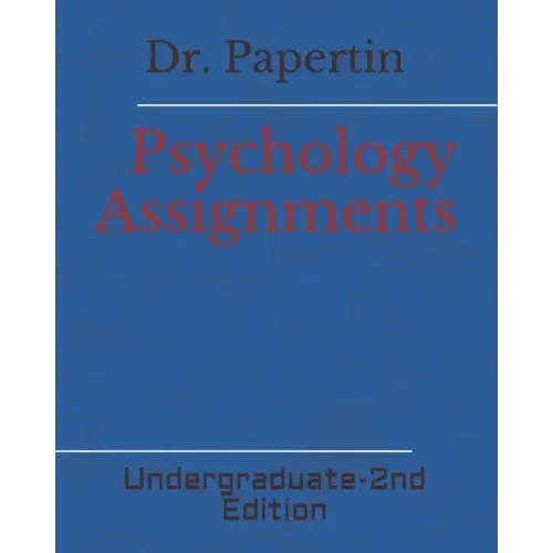 Psychology Assignments: Undergraduate