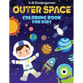Outer Space Coloring Book: Fun, and Educational Activity Book for Children with Solar System, Planets, Spaceships, Aliens, Meteors, Astronauts, a