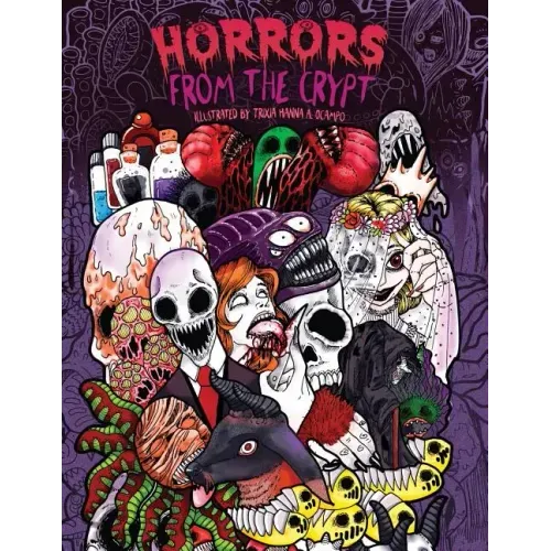 Adult Coloring Book: Horrors from the Crypt: An Outstanding Illustrated Doodle Nightmares Coloring Book (Halloween, Gore)