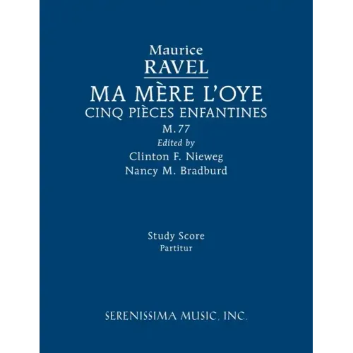 Ma mère l'oye, M.77: Study score