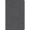 CSB Thinline Bible, Charcoal Leathertouch
