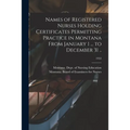 Names of Registered Nurses Holding Certificates Permitting Practice in Montana From January 1 ... to December 31 ..; 1953
