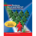 Business Management: Real-World Applications and Connections, Student Activity Workbook