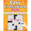 Easy Crossword Puzzle Book For Adults and Seniors 100 Puzzles: Crosswords Puzzle Book for Seniors & Adults with Solution. Anti eye strain and Anxiety