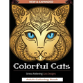 Colorful Cats: Adult Coloring Book: A Stress Relieving Cat DesignS for Kid and Adult