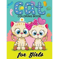 Cat Coloring Books for Girls: Kitten Coloring book for girls and kids ages 4-8, 8-12