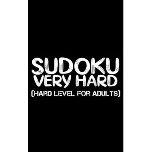 Sudoku: Hard Level for Adults - All 9*9 Hard 158+ Sudoku - Pocket Sudoku Puzzle Books - Sudoku Puzzle Books Hard - Large Print
