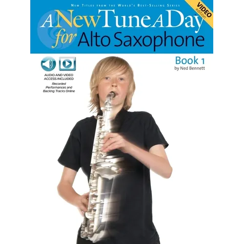 A New Tune a Day - Alto Saxophone, Book 1 (Book/Online Audio) [With CD and DVD]