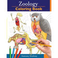 Zoology Coloring Book: Incredibly Detailed Self-Test Animal Anatomy Color workbook Perfect Gift for Veterinary Students and Animal Lovers