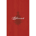 Blessed: A Red Hardcover Decorative Book for Decoration with Spine Text to Stack on Bookshelves, Decorate Coffee Tables, Christmas Decor, Holiday Deco