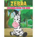 Zebra Coloring Book For Kids: 50 Baby Zebra Coloring Pages