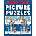 Jumbo Book of Picture Puzzles: Picture Puzzle Spot the Differences Book for Kids & Adults, 50 Beautiful Cartoon Puzzles of Artworks with Solution - FR