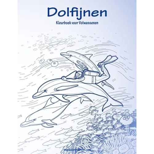 Dolfijnen Kleurboek voor Volwassenen 1