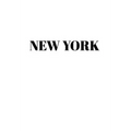 New York Hardcover White Decorative Book for Decorating Shelves, Coffee Tables, Home Decor, Stylish World Fashion Cities Design