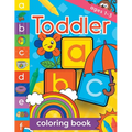 Toddler Coloring Book Ages 1-3: Fun, first alphabet abc preschool activity workbook, kindergarten, early learning, letter tracing