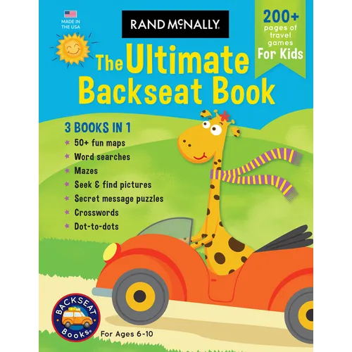 Rand McNally: The Ultimate Backseat Book 3 in 1 Kids' Activity Book