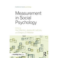 Measurement in Social Psychology