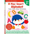 Play Smart Alphabet Age 2+: Preschool Activity Workbook with Stickers for Toddlers Ages 2, 3, 4: Learn Letter Recognition: Alphabet, Letters, Tracing,