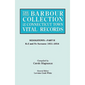 Barbour Collection of Connecticut Town Vital Records. Volume 27: Middletown - Part II, K-Z and No Surname 1651-1854