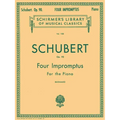 4 Impromptus, Op. 90: Schirmer Library of Classics Volume 1125 Piano Solo