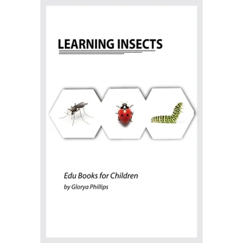 Learning Insects: Montessori real insects book for babies and toddlers, bits of intelligence for baby and toddler, children's book, learning resources