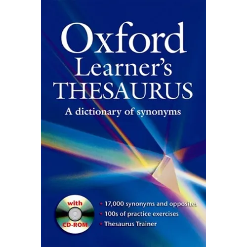 Oxford Learner's Thesaurus [With CDROM]