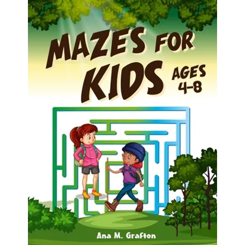 Mazes for Kids Ages 4-8: Maze Activity book, Fun Mazes with Facts and Educational information for kids ages - 4-6, 6-8 -, Games and problem sol
