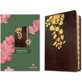 NLT Thrive Devotional Bible for Women (Leatherlike, Cascade Deep Brown, Indexed)