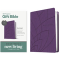 Premium Gift Bible Nlt, Filament Enabled (Leatherlike, Purple Petals, Red Letter)