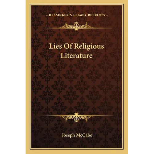 Lies Of Religious Literature