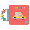 Vehicles: My First Rattle Book: Board Book with Rattle Handle