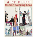 Art Deco Fashion Coloring Book: 30 Coloring Pages for Adults of George Barbier Illustrations