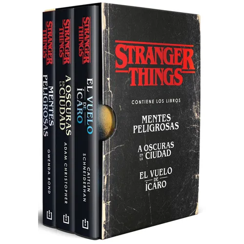 Estuche Stranger Things (Contiene: Mentes Peligrosas / A Oscuras En La Ciudad / El Vuelo de Ícaro) / Stranger Things Boxed Set