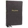 KJV Holy Bible: Large Print Thinline, Black Genuine Leather, Red Letter, Comfort Print: King James Version