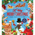 A Very Merry Christmas Sticker, Color & Activity Book: With Over 100 Stickers