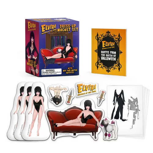 Elvira Dress-Up Magnet Set: With Mix-And-Match Outfits!