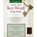 The Hebrew-Greek Key Word Study Bible: Nasb-77 Edition, Brown Genuine Goatskin