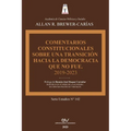 Comentarios Constitucionales Sobre Una Transición a la Democracia Que No Fue